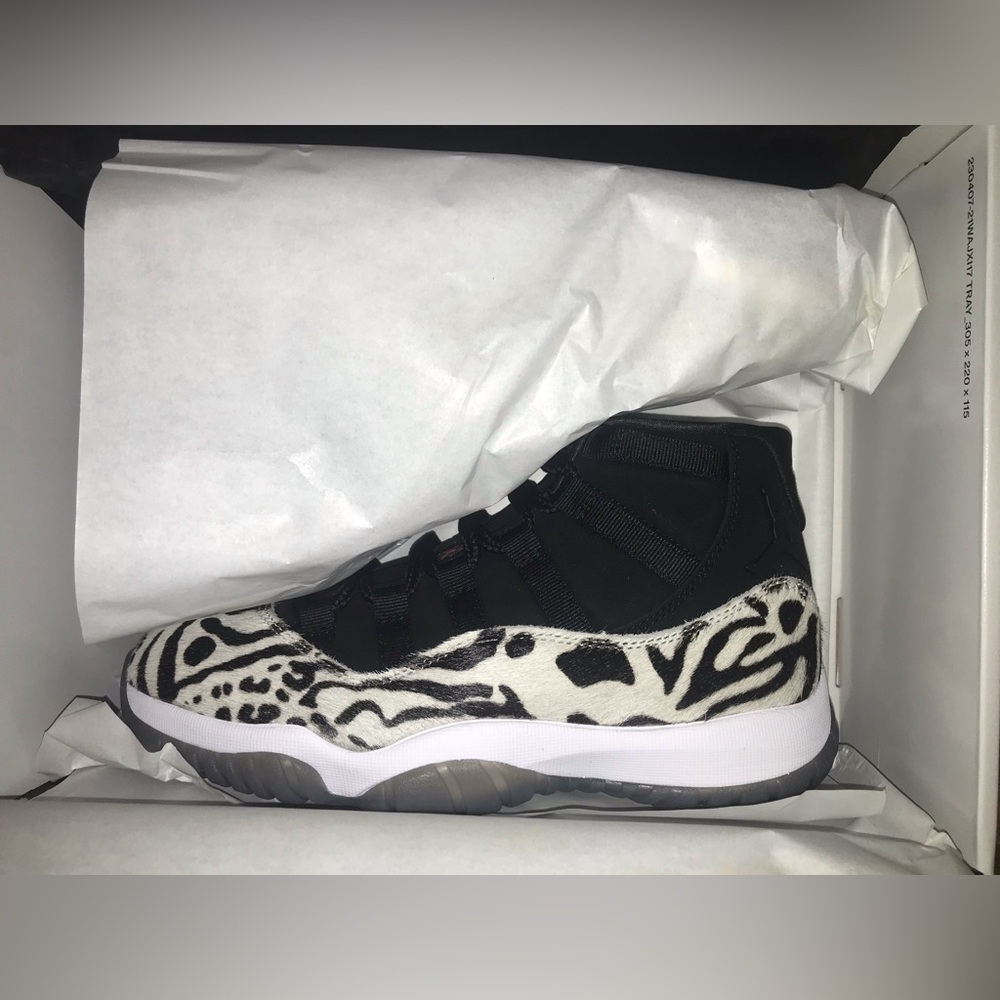 Brand new Women’s Air Jordan 11 “Animal Instinct”
